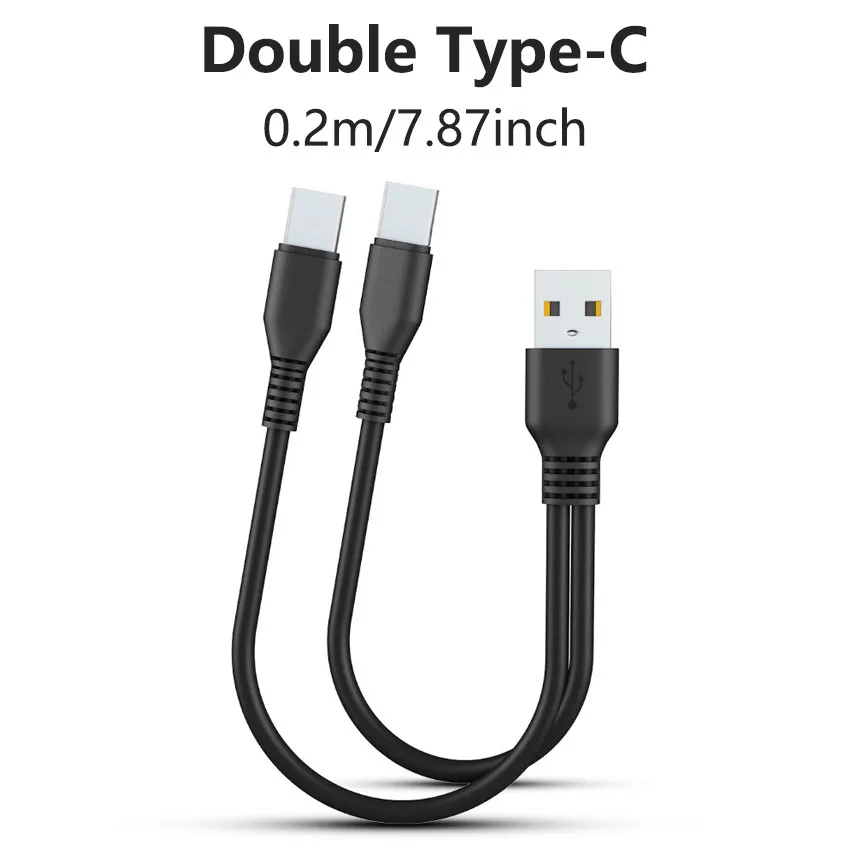 Cable de carga rápida para teléfono móvil, Micro USB tipo C, 2 en 1, para Huaiwei, Samgsung, Xiaomi - imagen 2