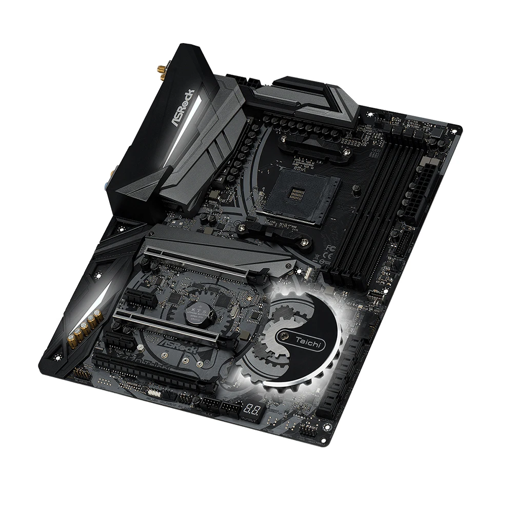 Placa base ASRock X470 Taichi compatible con AMD X470 Ryzen 5600 5700x3D 5800x3D CPU 4xDDR4 3466MHz NVME M.2 ATX AM4 - imagen 4