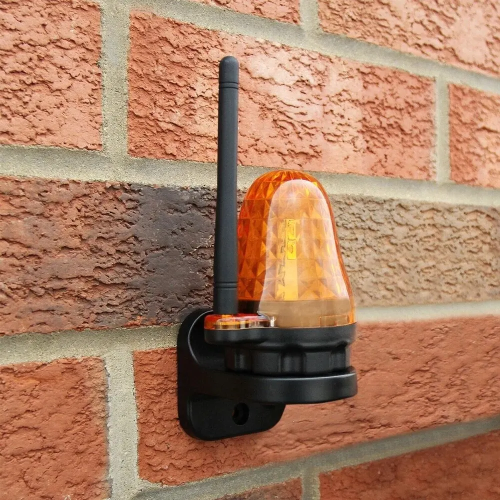 Luz LED Universal de alarma para exteriores, luz estroboscópica intermitente de montaje en pared, lámpara de advertencia de emergencia para abridor de puerta, 12V, 24V, 220V - imagen 5