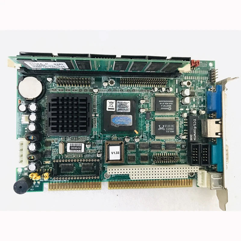 Placa base de máquina de equipo de Control Industrial con tarjeta de media longitud ISA para Advantech PCA-6753 Rev. A2 PCA-6753F - imagen 3