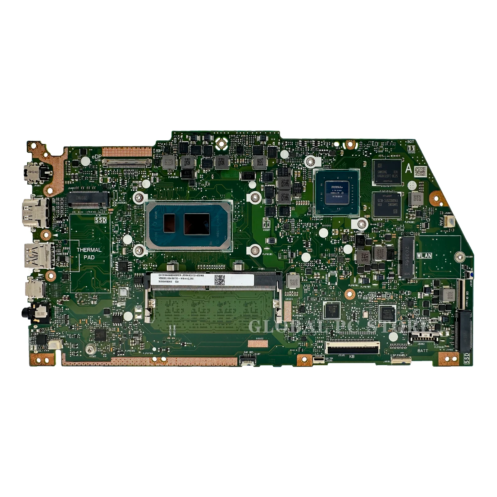 Placa base X532E para ASUS X532EQ K532EQ S532EQ V532EQ placa base para ordenador portátil i5 i7 11. a generación GPU-V2G RAM-4GB/8GB GPU-V2G - imagen 3