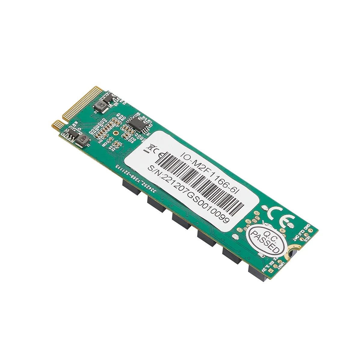 Adaptador IOCREST M.2 (PCIe 3.0) a 6 puertos SATA III 6G SSD con 3 cables SATAIII PCIe Gen3x2 Chip Asmedia 1166 no RAID - imagen 5