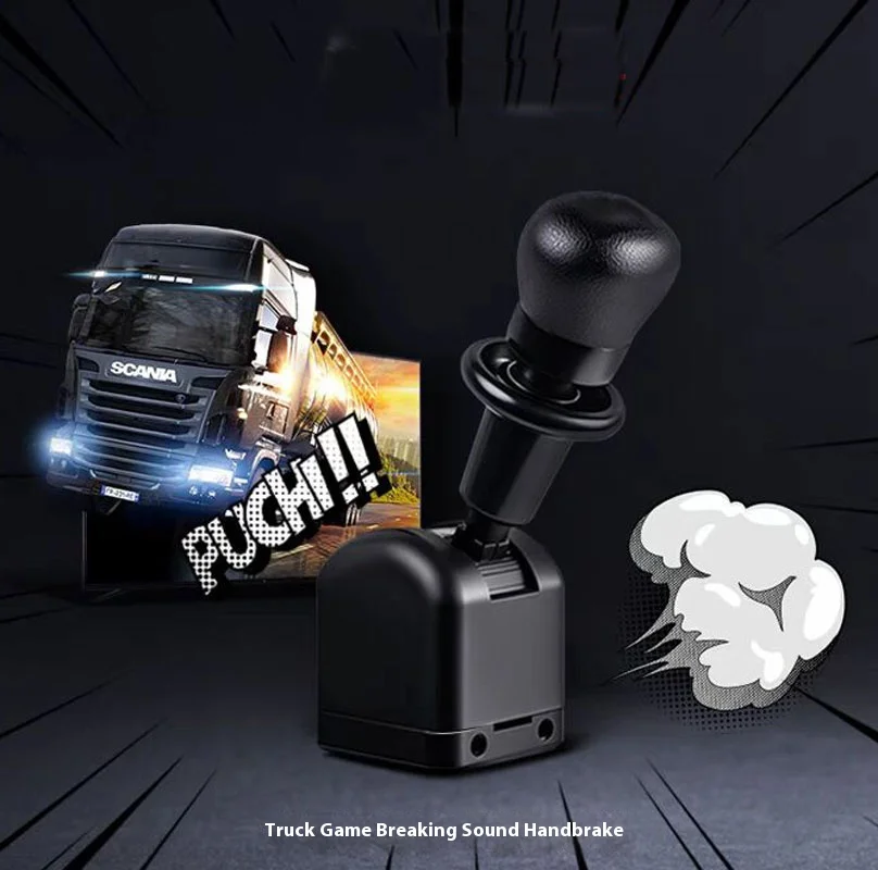 Freno de aire simulado para coche de carreras, juego de camión, freno de aire, efecto de sonido, PC-USB para camión europeo/americano ETS2 para Logitech G27 G29 - imagen 3