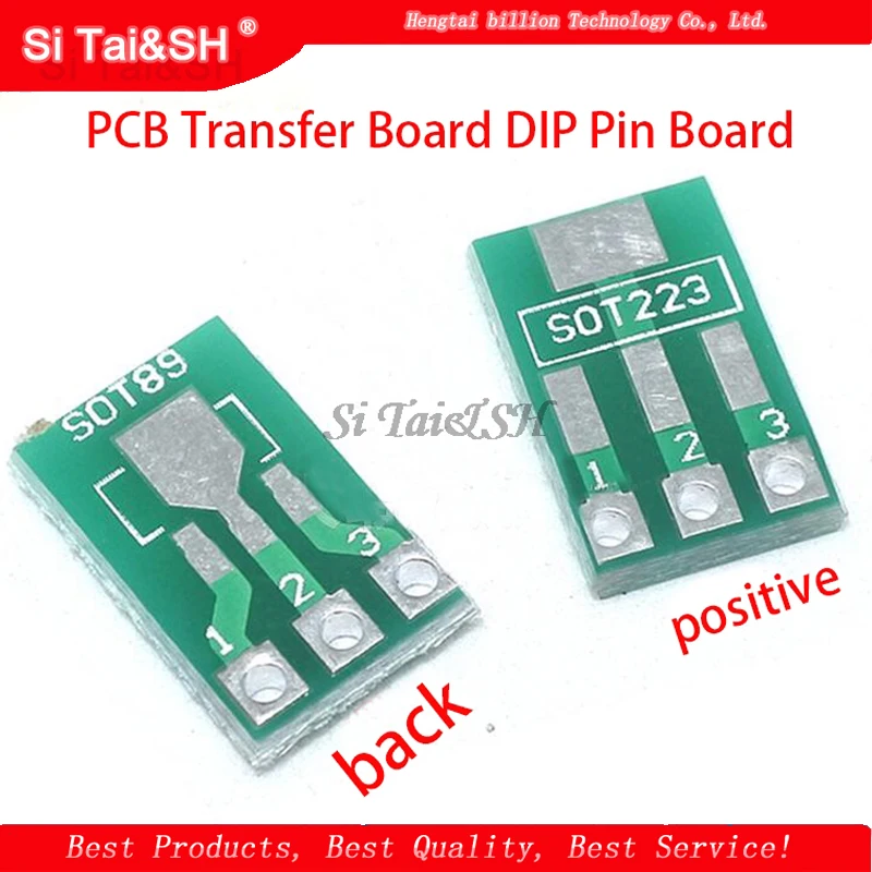 Si Tai & SH 20 piezas SOT89 SOT223 a DIP PCB Placa de transferencia DIP Pin Board adaptador de paso juegos de llaves - imagen 2