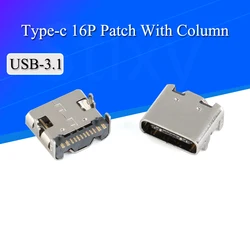 Conector USB-C hembra SMT para puerto de carga de teléfono móvil