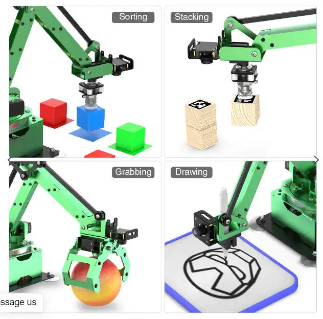 Hiwonder JetMax JETSON NANO Robot Arm ROS Robot de programa de reconocimiento de visión de código abierto - imagen 3