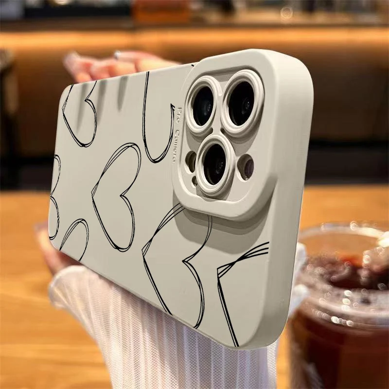 Funda de teléfono de pantalla completa para Samsung Galaxy Note S8 S9 S10 S10E S20 FE S21 S22 Plus Ultra 5G M31 de silicona, color blanco y negro - imagen 2