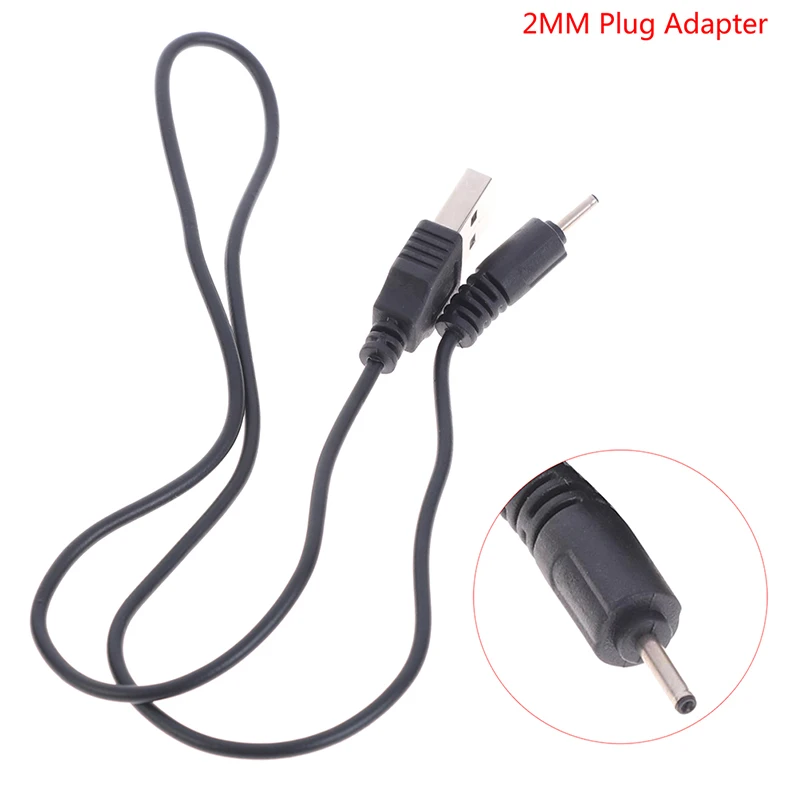 Cable de carga USB de 2mm para teléfono Nokia, adaptador de enchufe pequeño de 50cm para 1200, 3250, 5233, 6268 y 2,0mm, 1 unidad - imagen 2