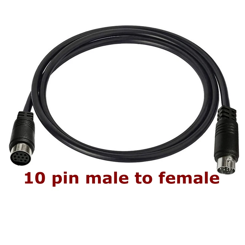 S-video Mini Cable de extensión de acoplamiento macho y hembra DIN10Pin para televisión, Monitor, proyector, Audio y video - imagen 4