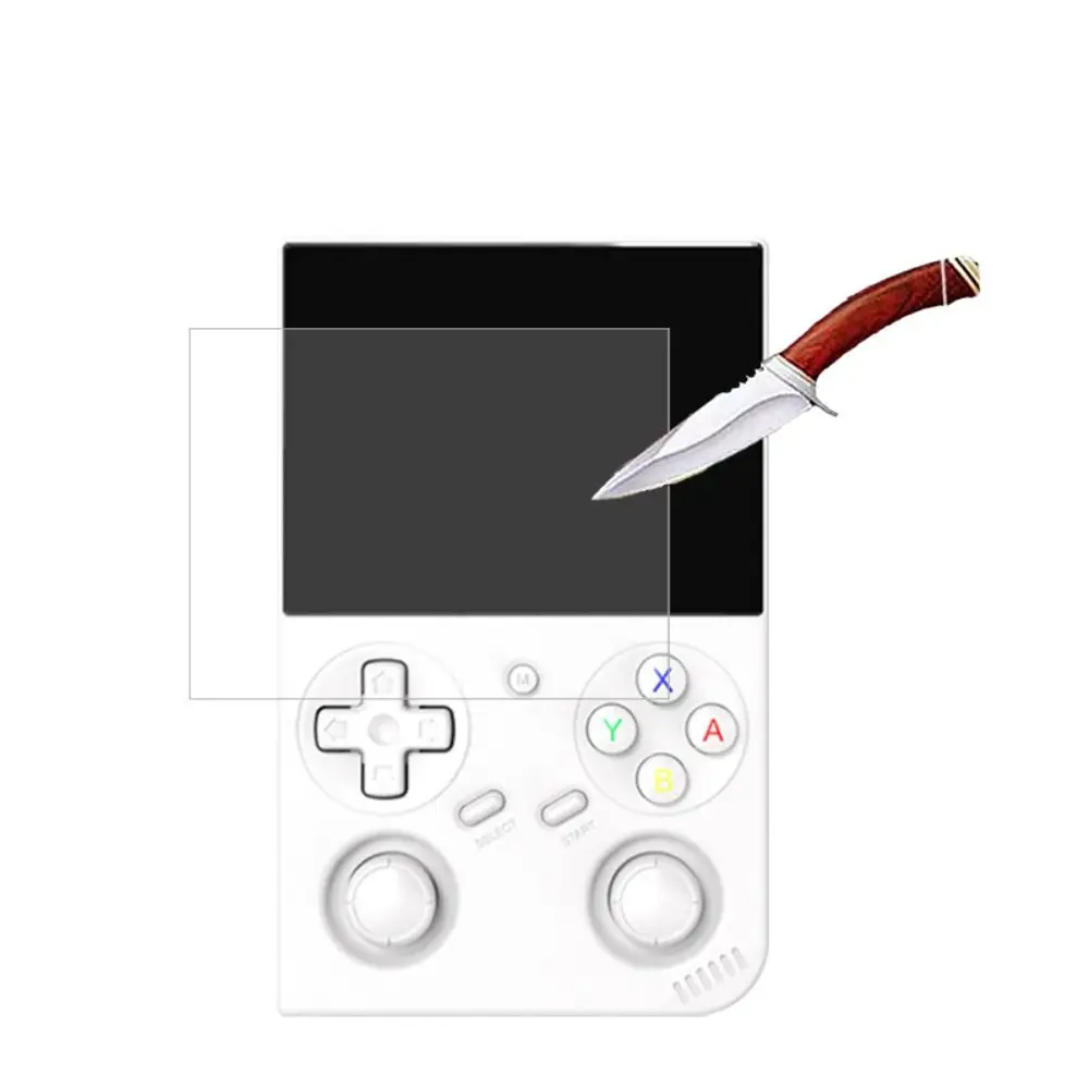 Protector de pantalla antiarañazos 9H, accesorios de vidrio templado antirreflectante, película protectora HD para Anbernic RG35XX Pro - imagen 3