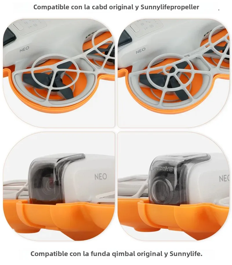 Estuche de transporte protector para DJI Neo, caja de almacenamiento de mariposa, bolsa portátil a prueba de caídas y polvo para accesorios de Dron DJI Neo - imagen 3