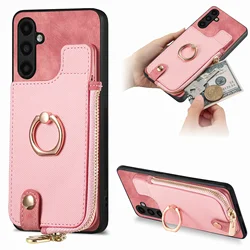 Funda Cuero Vintage Samsung Galaxy con Tarjetero Integrado