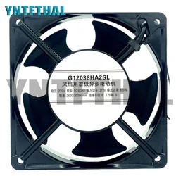 Nuevo para G12038HA2SL 220V 21W/8,5 W 120*120*38MM 2600/3000r ventilador de refrigeración de gabinete de dos líneas