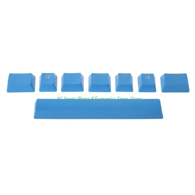 Accesorio de repuesto de teclado adecuado para Corsair STRAFE K65 K70 G710 Teclado mecánico doble retroiluminado Keycap 8 teclas