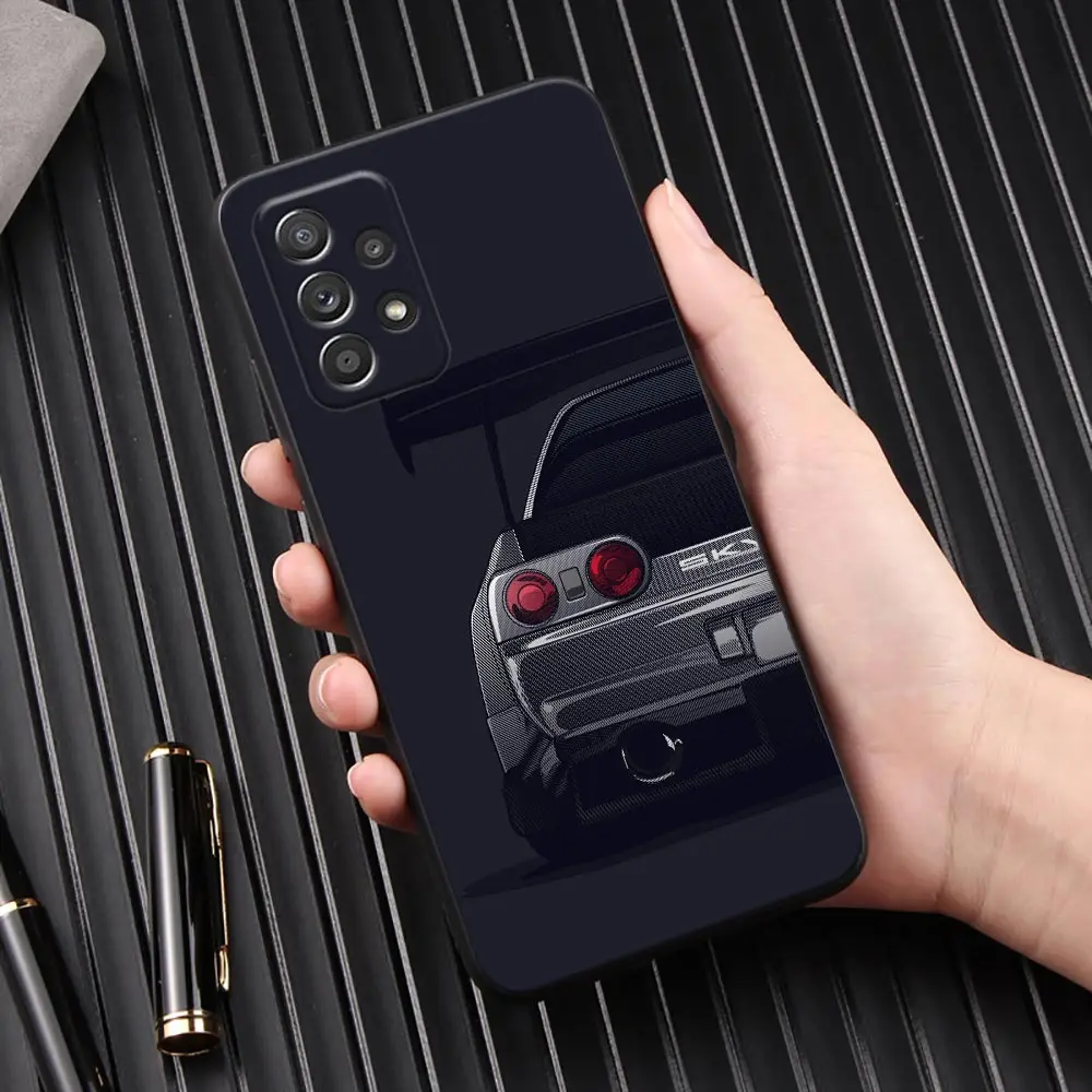 JDM funda de teléfono Galaxy A53 5G, carcasa trasera para Samsung A54, A52, A52S, A51, A71, A73, A72, A41, A42, A91, A32, A33, Tokyo Drift Sports Car - imagen 2