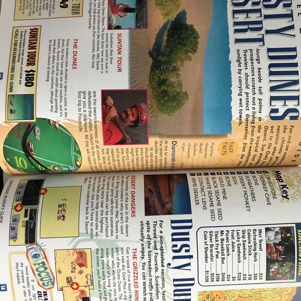 Guía de reproductor para earthbound, idioma inglés, tamaño A4 - imagen 3