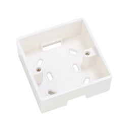 Placa de Red RJ45 pare Pared PVC Ignifuga con RJ11/RJ12