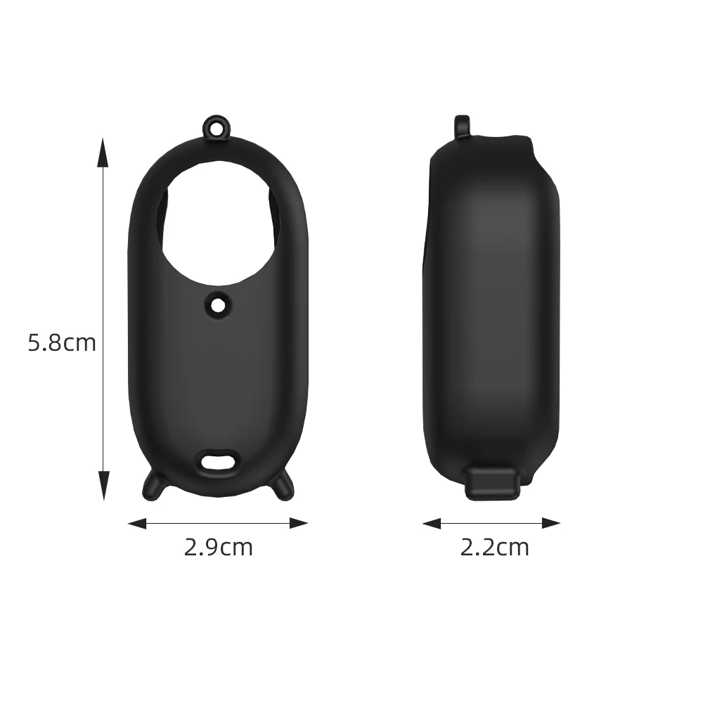 Funda de silicona para cámara Insta360 GO3S, cubierta protectora antiarañazos para Insta360 GO3S, accesorios para cámara de pulgar - imagen 2