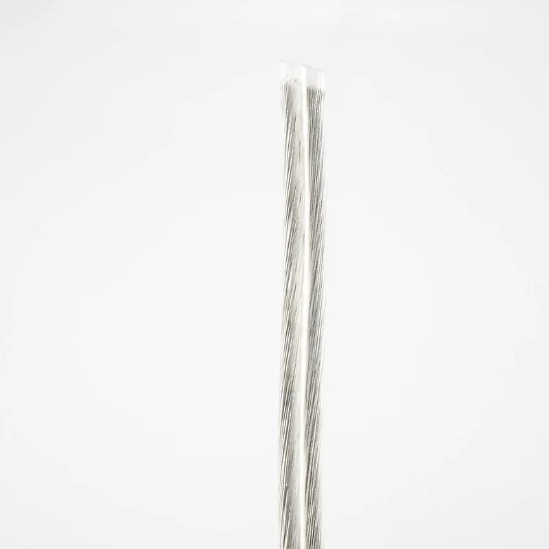 Cable transparente de 2 núcleos, Cable eléctrico estañado de cobre, línea plana de alimentación de CC paralela para tira de luz LED 2468, 28AWG - imagen 5