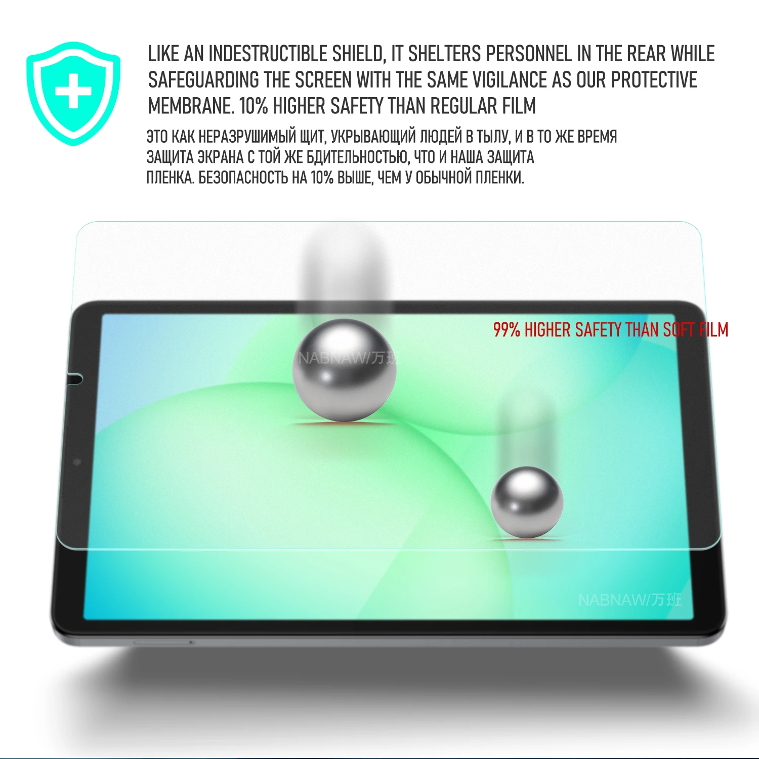 Protector de pantalla de película de vidrio templado Full HD de 2 piezas para Samsung Galaxy Tab A11 8,7 pulgadas Wifi LTE PC cubierta a prueba de arañazos - imagen 3