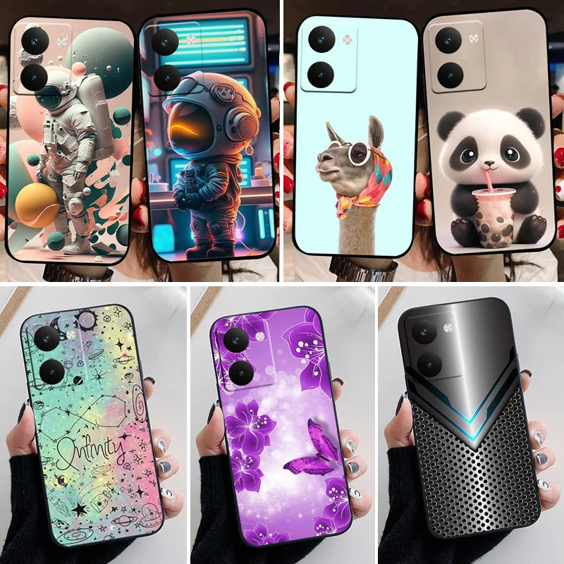 Para Realme P3 5G funda trasera de silicona suave a la moda para Realme P3 Ultra funda de teléfono Realme P3Pro etui Fundas lindos dibujos animados