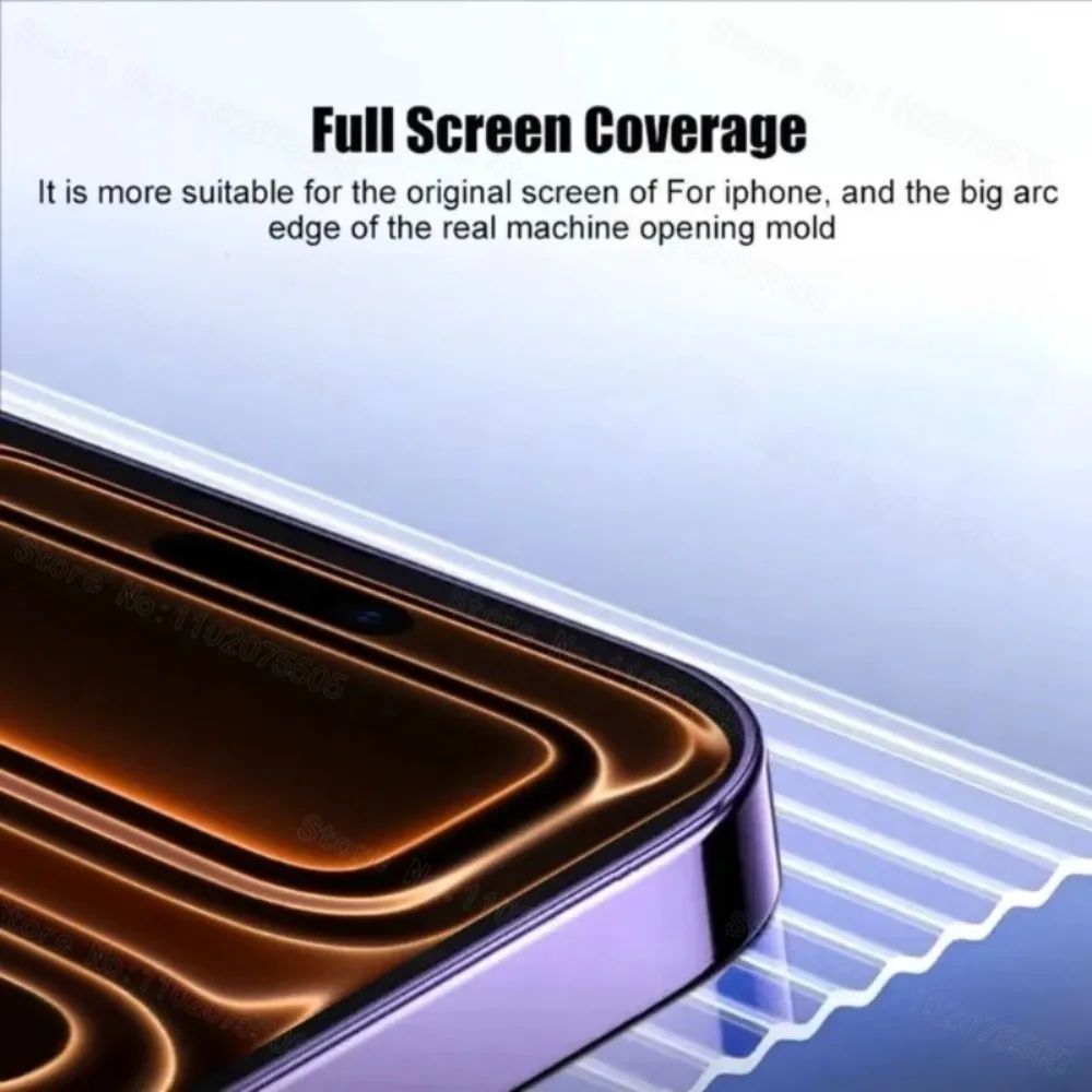 3 uds HD duradero fácil de instalar Protector de pantalla para IPhone 17 Promax 16 15 Promax 14 Plus Air 11 12 Mini 13 Pro vidrio templado - imagen 5