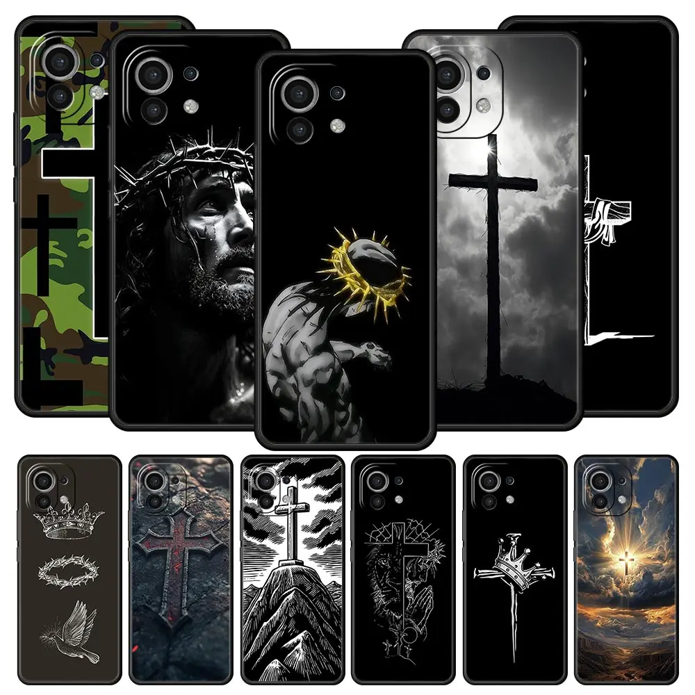 Funda de teléfono con Biblia cristiana de Jesús para Xiaomi Mi 17 15T 15 14 14T 13T 12T Pro 12 13 Lite 5G 11T Poco X6 X7 X5 Pro, funda suave