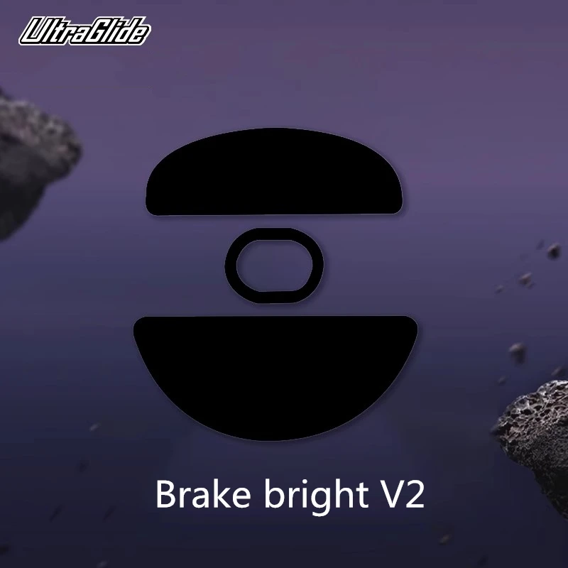 1 Juego de patines de ratón ultrafraglide Meow Gaming Gear para MCHOSE L7 Ultra + ratones de mano medianos y grandes pies de velocidad de freno deslizadores de ratones de hielo PTFE - imagen 5