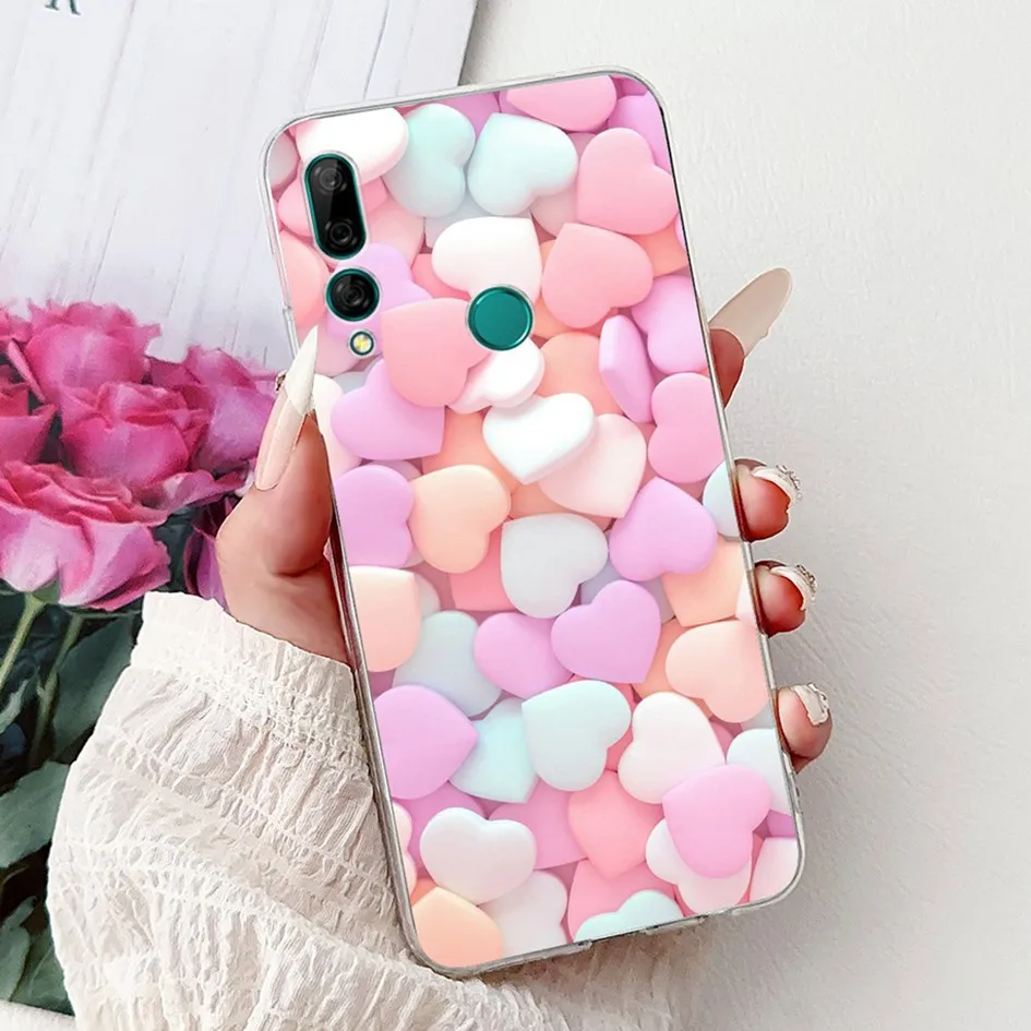 Para Huawei Y9 2019 funda Y9 Prime 2019 funda bonita de dibujos animados León carpa fundas de teléfono de silicona suave para Huawei P Smart Z STK-LX1 Shell - imagen 2