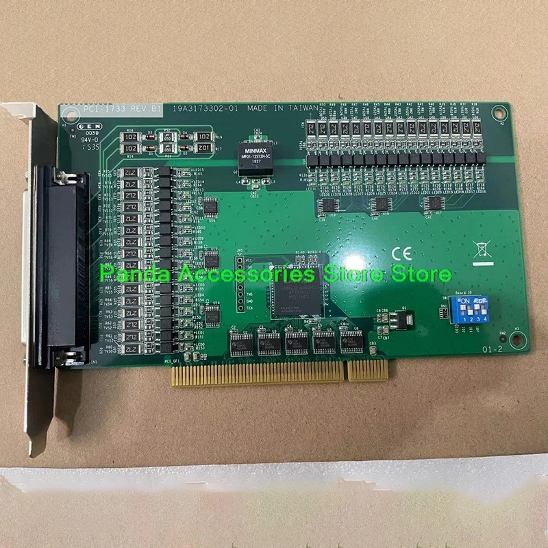 Tarjeta de entrada digital aislada de 32 canales para Advantech PCI-1733 REV.B1 19A3173302-01