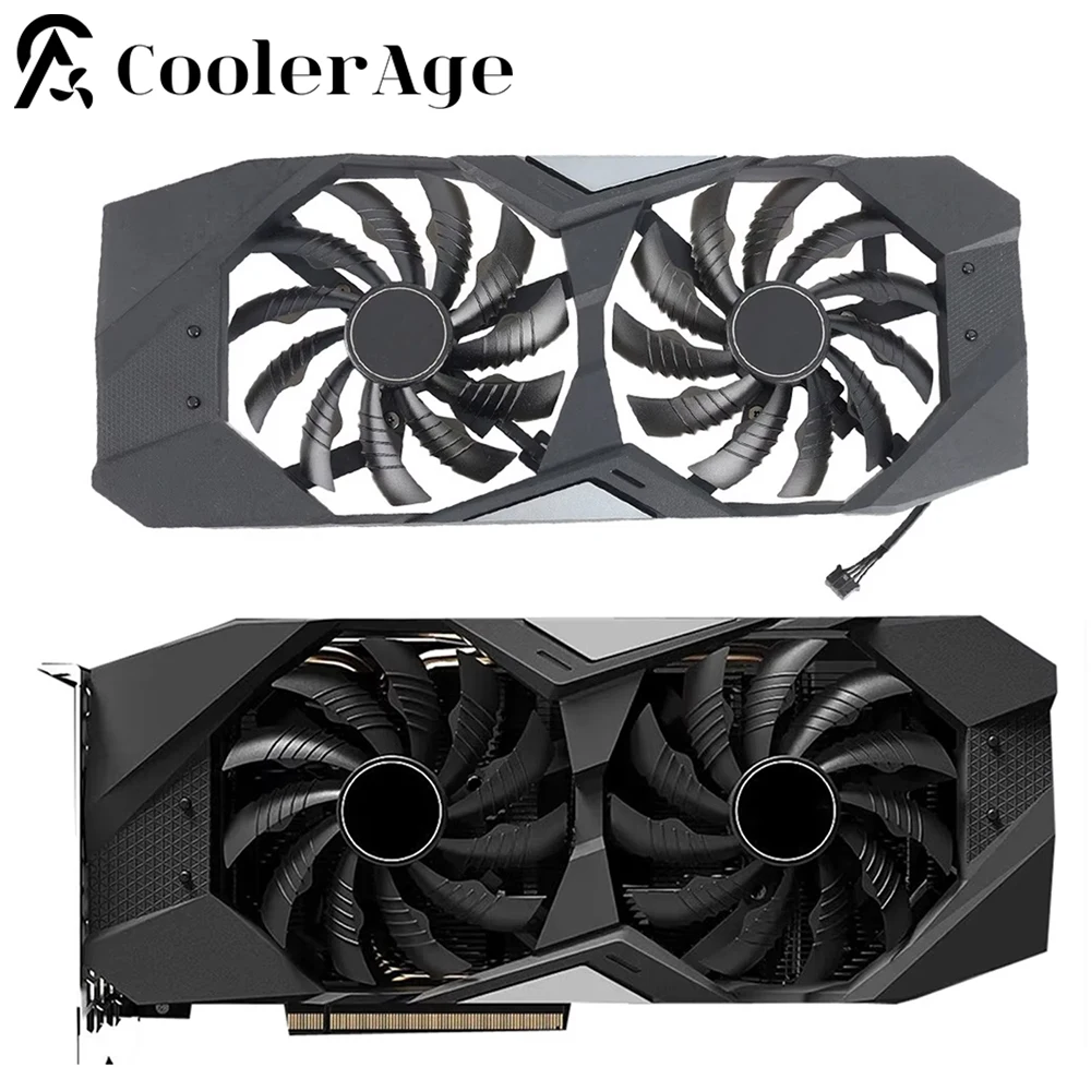 Ventilador para Gigabyte RTX2070 RTX 1650 SUPER 2060, ventilador de tarjeta gráfica con funda, 95MM, PLD10010S12H, GTX1660Ti, GTX 2070