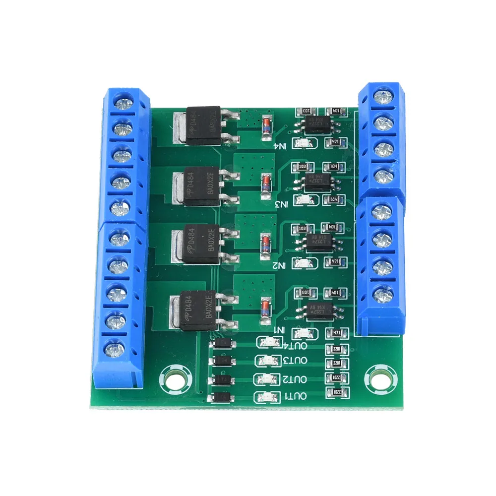 Controlador de interruptor de disparo de pulso MOSFET de 4 canales entrada PWM constante para Motor LED 4 vías 4 canales 4 vías - imagen 2