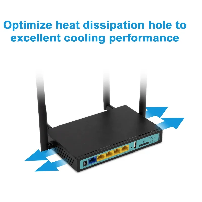 Nuevo módem 4G Lte, enrutador Wifi inalámbrico, Chip QCA9531 de 300Mbps, ranura para tarjeta SIM, antena omnidireccional de alta ganancia 5dBi WE2416 - imagen 3