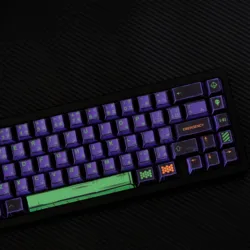 EVA 01 Teclas Mecánicas PBT Perfil Cherry Dye-Sub MX ISO Cómicas