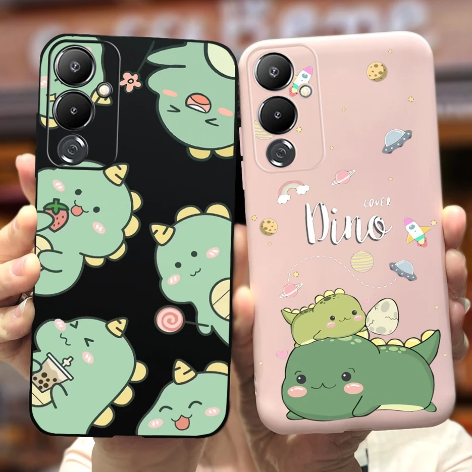 Funda de TPU suave a prueba de golpes para Tecno Pova 4 Pro, carcasa LG8n de dibujos animados de dinosaurios, para teléfono Tecno Pova 4 LG7n Pova4 Pro - imagen 4