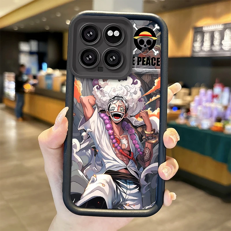 Funda de silicona a prueba de golpes para teléfono móvil, carcasa de TPU de One Piece Luffy Anime para XiaoMi 14, 13, 12, 11T Pro, 13, 12, 11 Lite, Poco F6, F5, X5, X3 Pro FE - imagen 3