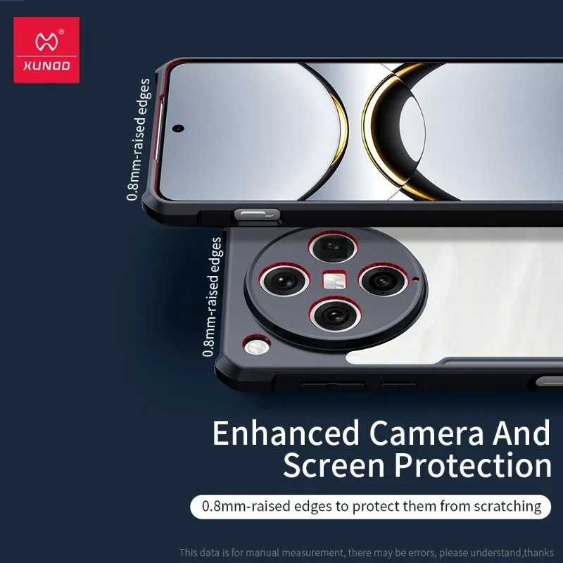 Para OPPO Find X8 Pro funda XUNDD hermosas Airbags a prueba de golpes calidad PC + TPU parachoques de teléfono para Find X8 - imagen 4