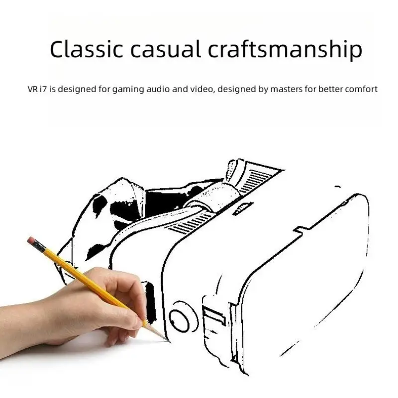 Gafas 3D VR, auriculares VR ajustables montados en la cabeza para teléfonos inteligentes Android de 4,7-6,1 pulgadas, casco de juego de películas de realidad Virtual - imagen 4