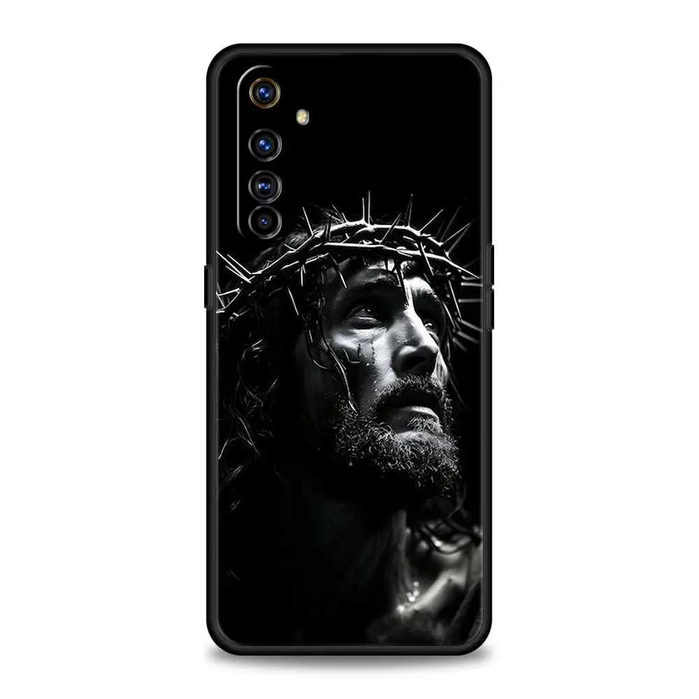 Funda de teléfono de la Biblia cristiana Jesús para Realme 13 12 11 10 4G 9 8 5G 7 GT5 GT3 GT2 Pro Plus C21 C11 C25 C35 GT Neo 2 3 3T 5 - imagen 4