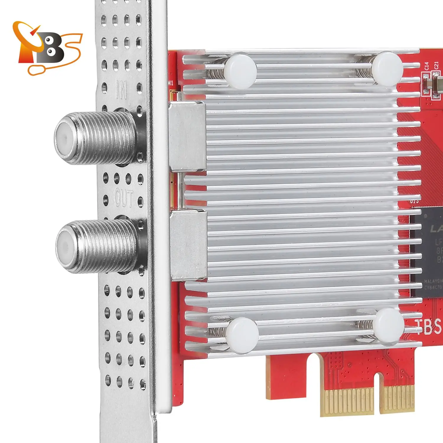 Tarjeta PCIe sintonizadora de TV cuádruple TBS6205se - DVB-T2/C/ISDB-T/ATSC 1,0, 4 sintonizadores para PC -Watch Freeview UK canales HD/SD, grabación PVR - imagen 4