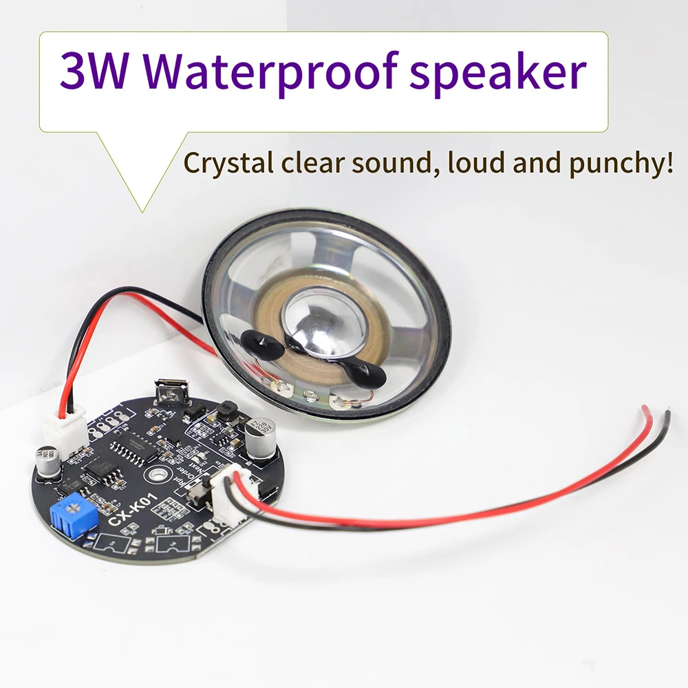 Reproductor de MP3 con instrucción de voz, módulo de Audio de 4M, reproducción de voz personalizada, bloqueo de Control de acceso personalizado, dispositivo de instrucción de voz de seguridad pública - imagen 3