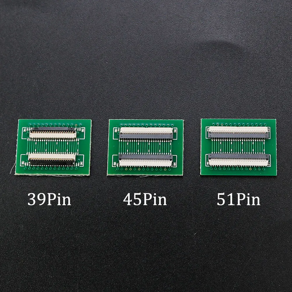 YUXI-Placa de conexión de extensión de Cable plano Flexible, 1 piezas FPC FFC, paso PCB de 0,3 MM, conector de 25, 31, 39, 45, 51 Pines, adaptador FPC - imagen 3