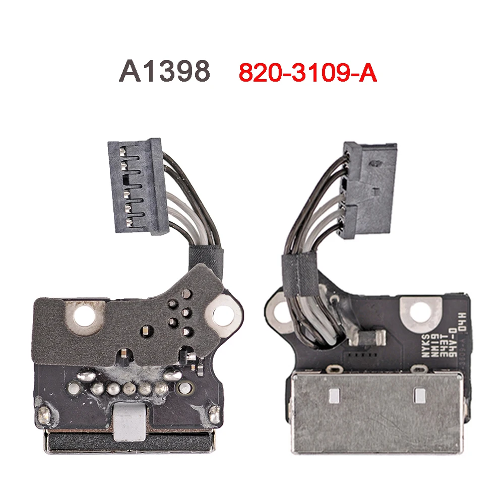 Puerto de carga Original, placa de alimentación CC 820-3109-A para Macbook Pro 15 "A1398 2012 2013 2014 2015 año - imagen 2