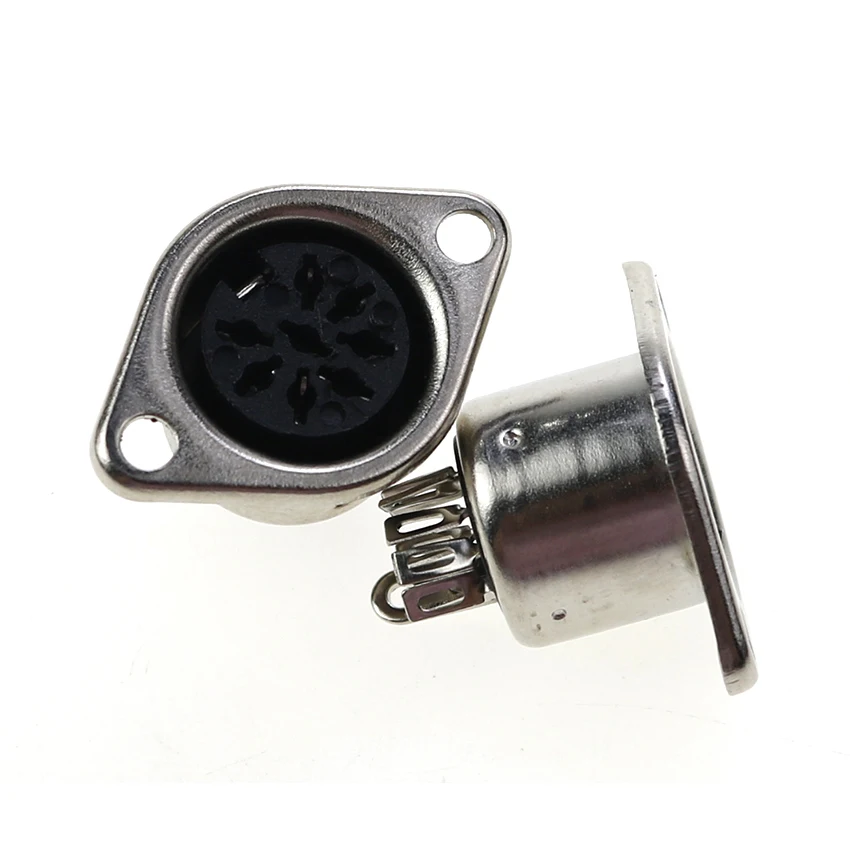 Adaptador de montaje para teclado de ordenador, 2 piezas, 3P, 4P, 5P, 6P, 7P, 8P, DIN S, Conector de Terminal, Conector de Cable MIDI de soldadura - imagen 2