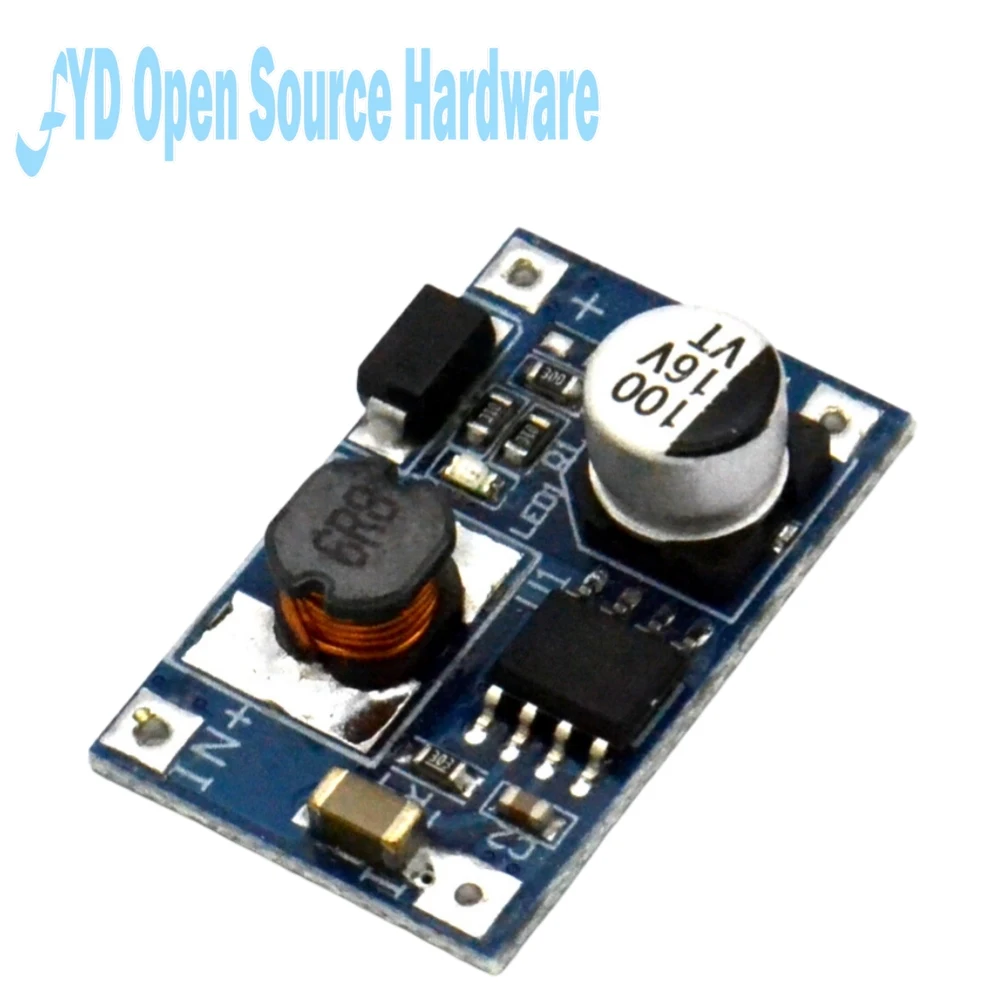 1-10 Uds 8W DC-DC módulo convertidor de refuerzo 3V a 12V regulador de voltaje elevador, 3,7 V Li-ion a 12V para fuente de alimentación DIY - imagen 3