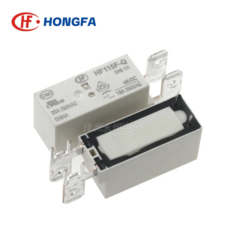 5 uds nuevo HF115F-Q-005-1H HF115F-Q-012-1H HF115F-Q-024-1H HF115F-Q-048-1H HF115F Q 012 024 1H 20A 5V 12V 24V 48V relé de potencia - imagen 5