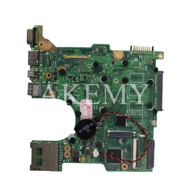 Para ASUS F102B F102BA X102B placa base para ordenador portátil X102BA con A4-1200 2GB/4GB-RAM prueba de placa base OK VivoBook 100% probado - imagen 3