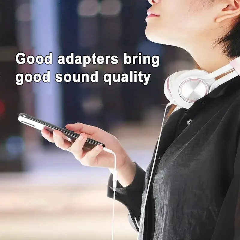Para iOS a 3,5 MM Aux Jack adaptador de Audio para iPhone 16 15 14 13 12 X Pro Max iPad USB tipo C adaptador de auriculares para Samsung Galaxy - imagen 5