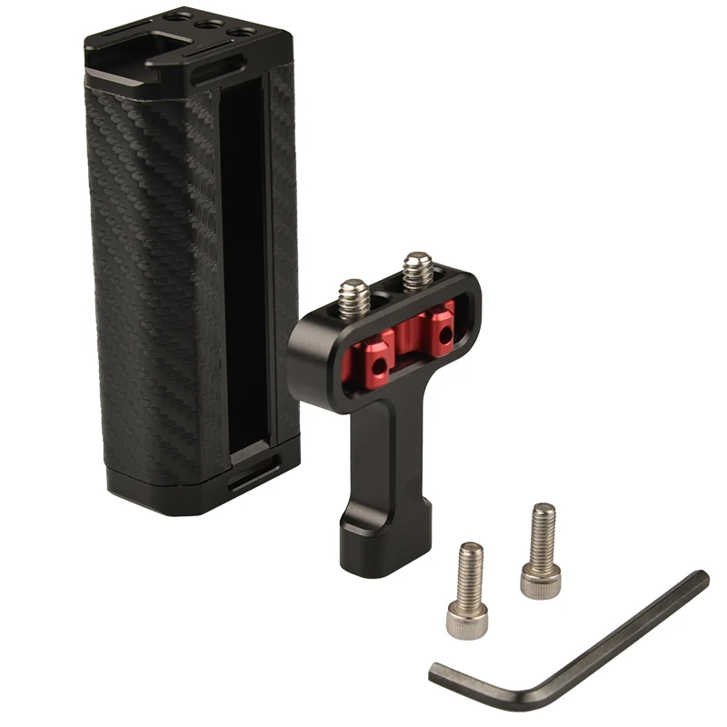 Sistema de manija de cámara modular - Construcción de madera/metal con accesorios para zapatos y soporte en jaula - Compatible con Dslr/ml - imagen 3