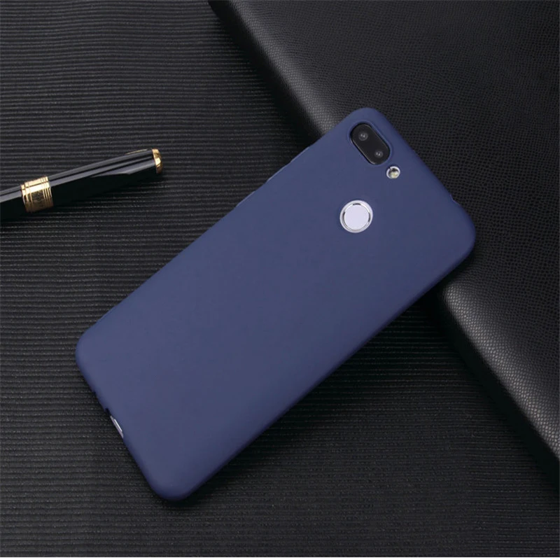 Xiaomi Mi8 lite funda ultrafina de silicona mate TPU para Xiaomi Mi 8 lite funda mate de silicona - imagen 5